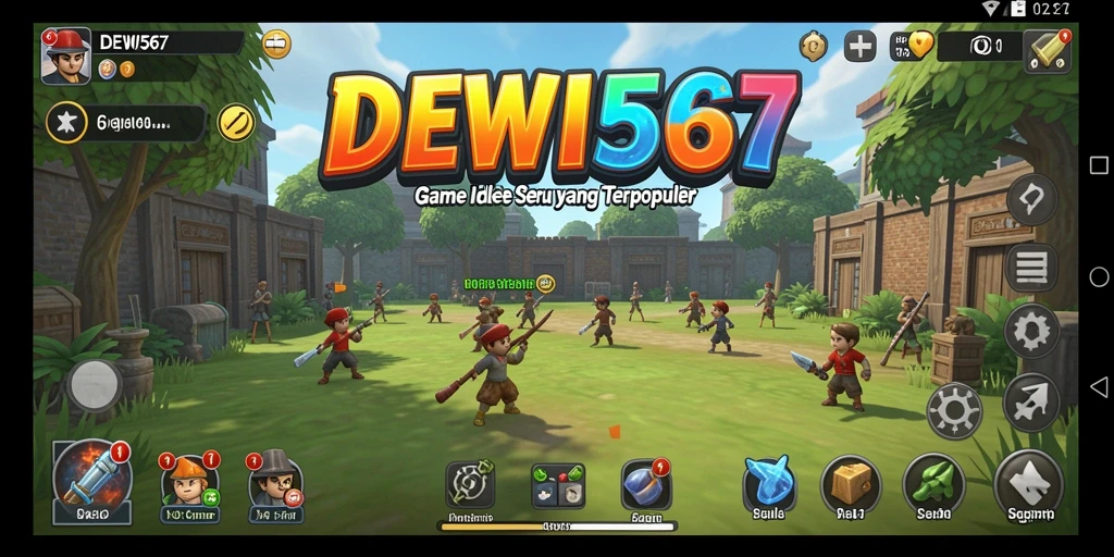 Screenshot gameplay DEWI567 yang menunjukkan keseruan permainan Idle.