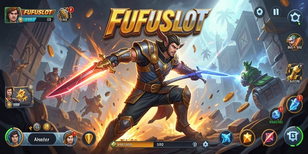 Tampilan menarik dari FUFUSLOT saat aksi gameplay seru berlangsung.