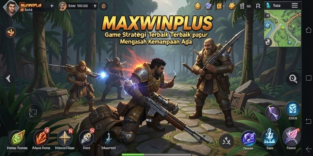 Screenshot gameplay <strong>MAXWINPLUS</strong> menampilkan aksi strategis yang mendebarkan.