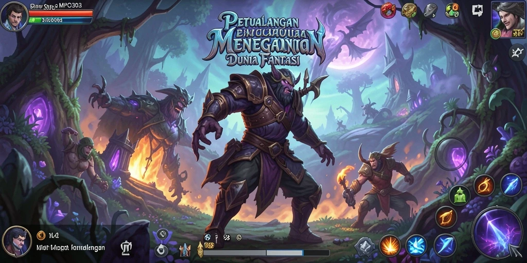 Tampilan gameplay seru dalam dunia petualangan MPO303 dengan karakter yang menantang.