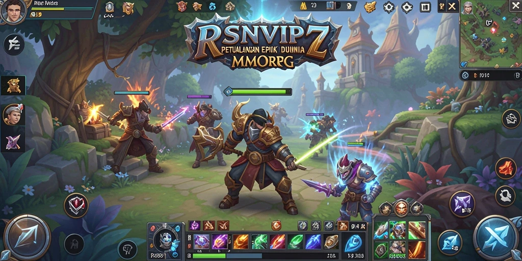 Gameplay RSNVIP7 yang menakjubkan dalam dunia MMORPG.